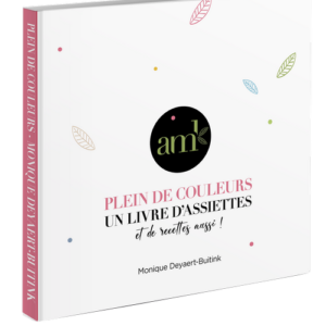 PLEIN DE COULEURS, UN LIVRE D'ASSIETTES et de recettes aussi !